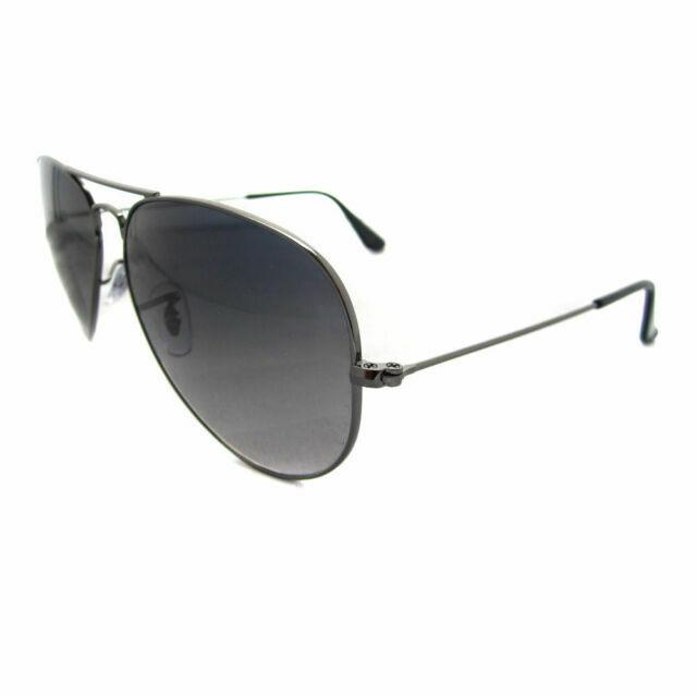 Ray-ban RB3025 Aviator Grad Gunmetal W/ Blue Gradient-one Size Gunmetal W/ Blu - Frame: Gray, Lens: Gray, Blue