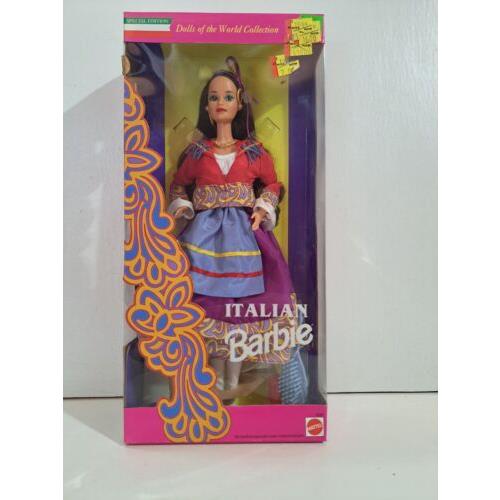 Mattel 2256 Dolls of The World Special Edition Italian Barbie 11.5 Doll