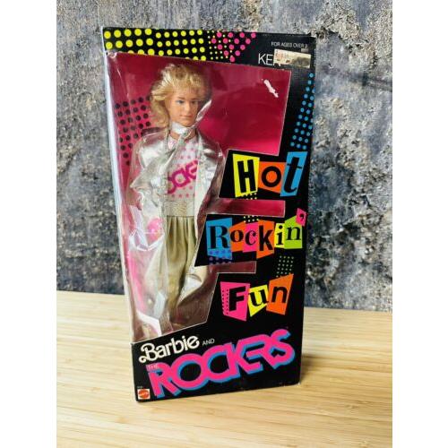 Barbie and The Rockers Ken Hot Rockin` Fun 1986 Mattel 3131 Nrfb