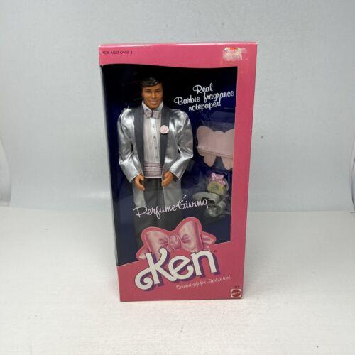 Barbie Doll Perfume Giving Ken Barbie 4554 Vintage 1987 Mattel W/accessories