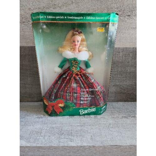 1995 Barbie Happy Holidays Special Edition Barbie Doll Mattel 15816