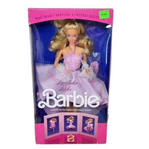 Vintage 1989 Mattel Lavender Looks Barbie Doll Box Nos 3963