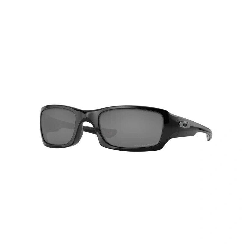 Oakley OO9238 Fives Squared 923806 Polished Black- Iridium Polarized Sunglasses - Black Frame, Black Lens