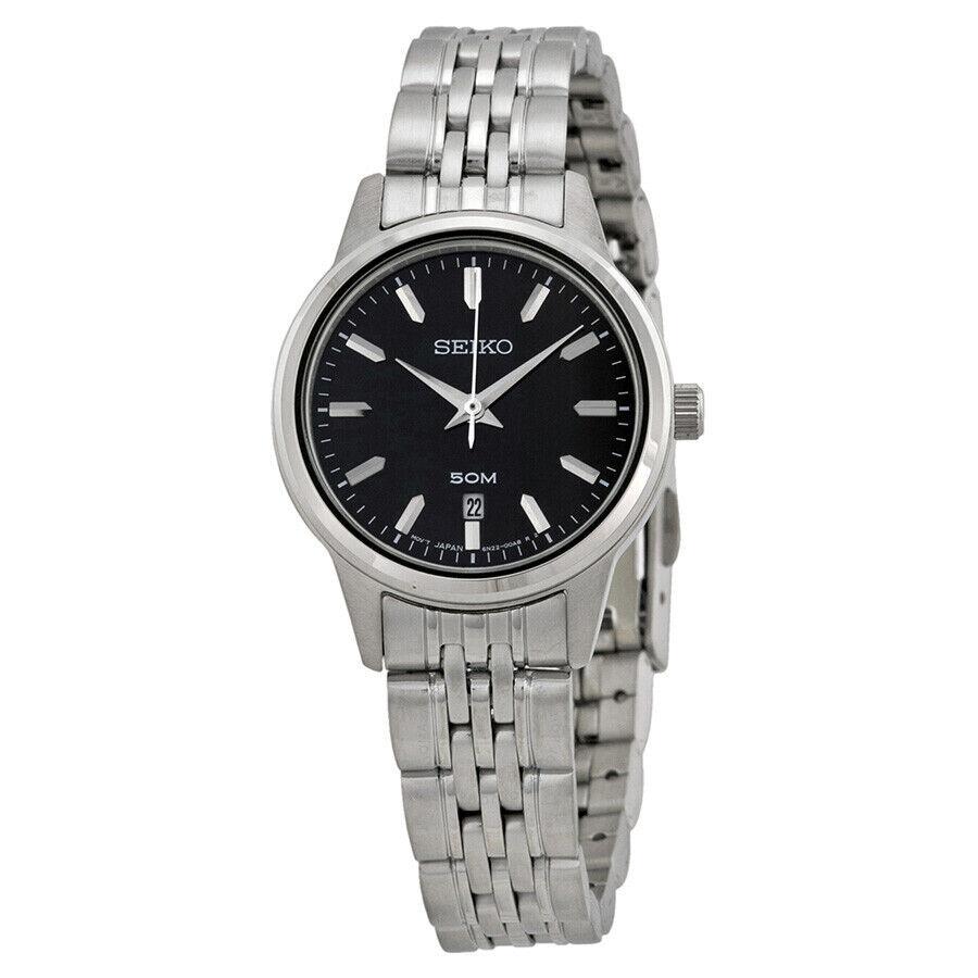 Seiko Bracelet Women`s Watch SUR895 Stainless Steel Japanese Quartz Wristwatch