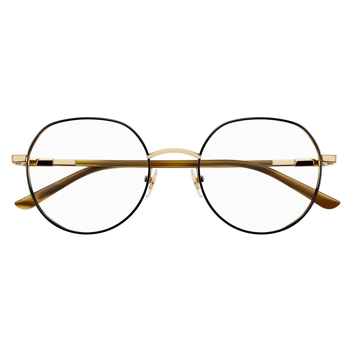 Gucci GG1349O Eyeglasses Men Gold/havana Round 53mm