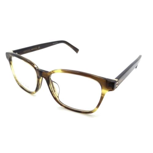 Gucci GG0455OA 004 53 Havana Men`s Eyeglasses Frame 53 mm