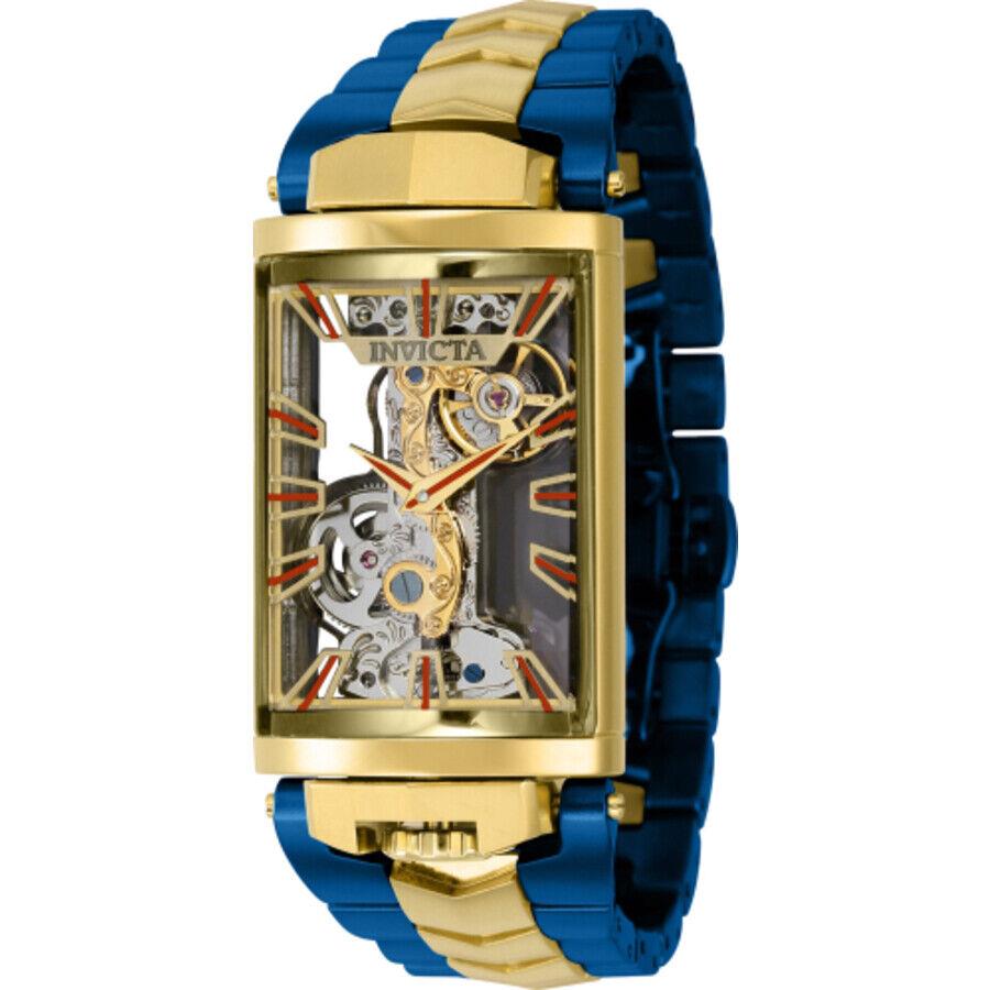 Invicta Vintage Hand Wind Gold Dial Men`s Watch 43095