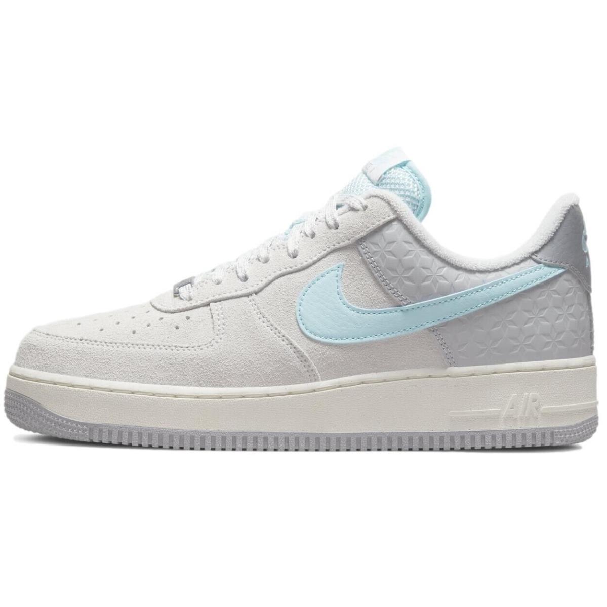 Size 7.5 - Nike Men`s Air Force 1 Low `snowflake` Shoes DQ0790-001 - Gray
