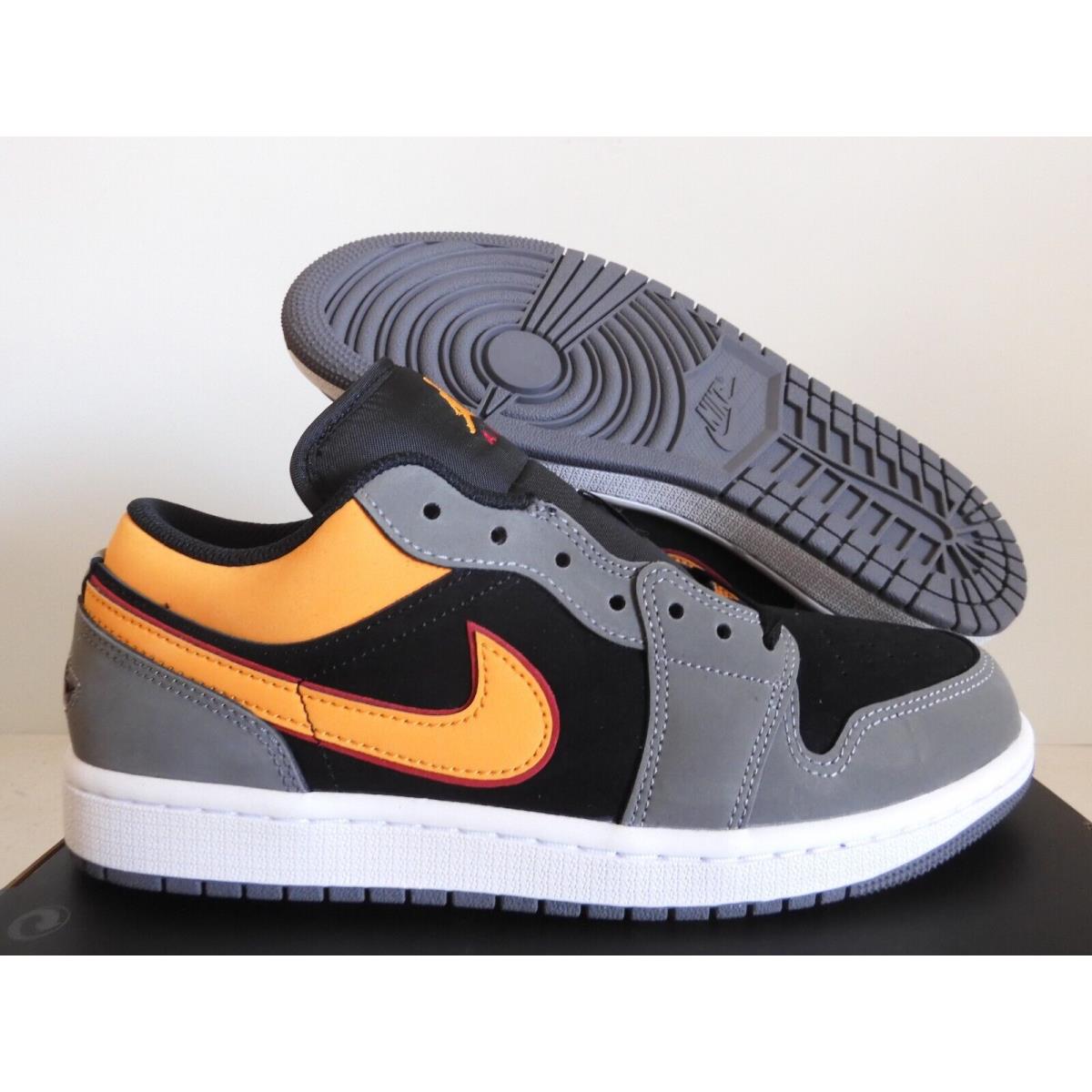 Nike Air Jordan 1 Low SE Black-vivid Orange-light Graphite SZ 8 FN7308-008 - Black