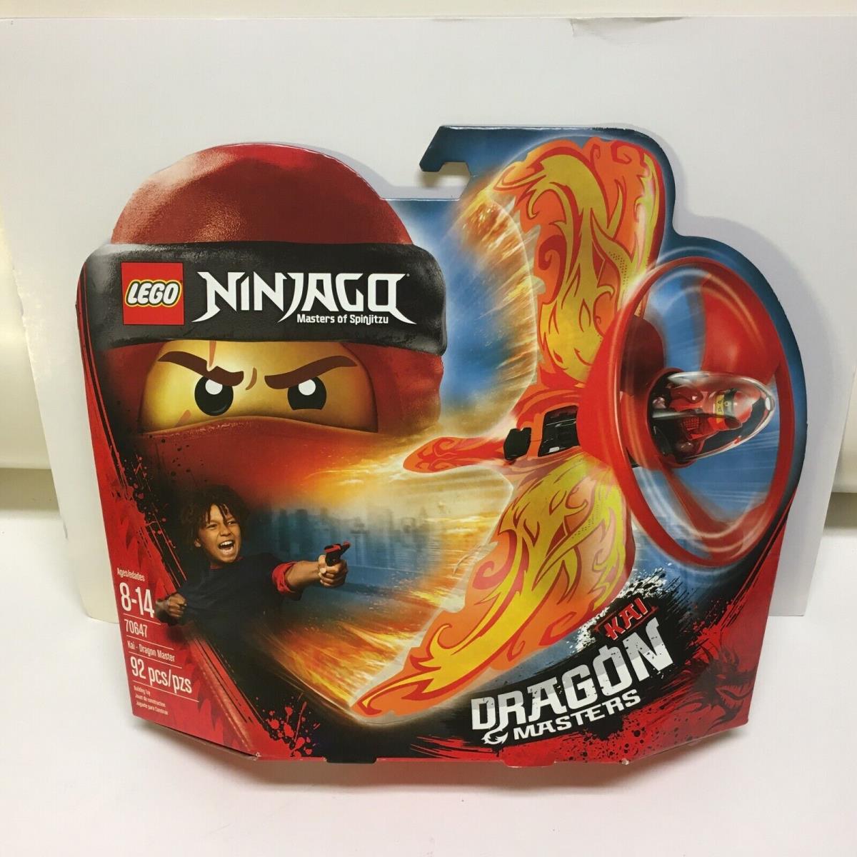 Lego Ninjago Dragon Masters of Spinjitzu Kai Red Ninja 70647 92 Piece Gift