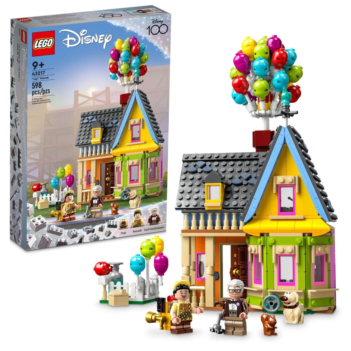 Disney and Pixar Up House 43217 Disney 100 Celebration Building Toy Set For Kids