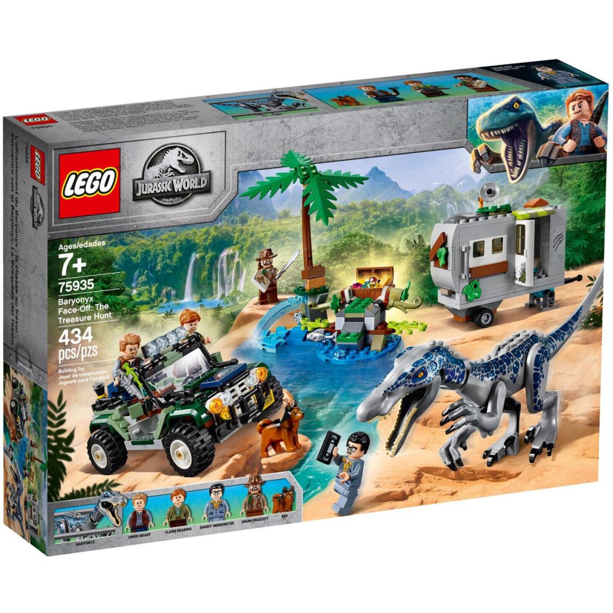 Lego Baryonyx Face-off 75935 Set Box Jurassic World Island Nublar