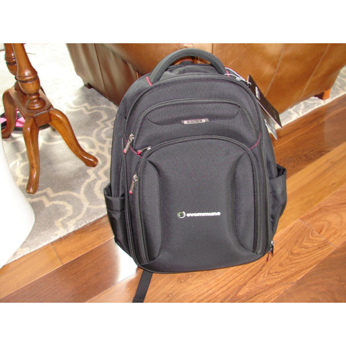 Samsonite Xenon 3.0 Checkpoint Friendly Backpack Daypack Evommune Logo Black