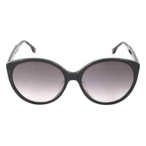 Fendi Gradient Smoke Cat Eye Ladies Sunglasses FE40029U 01B 59 FE40029U 01B 59