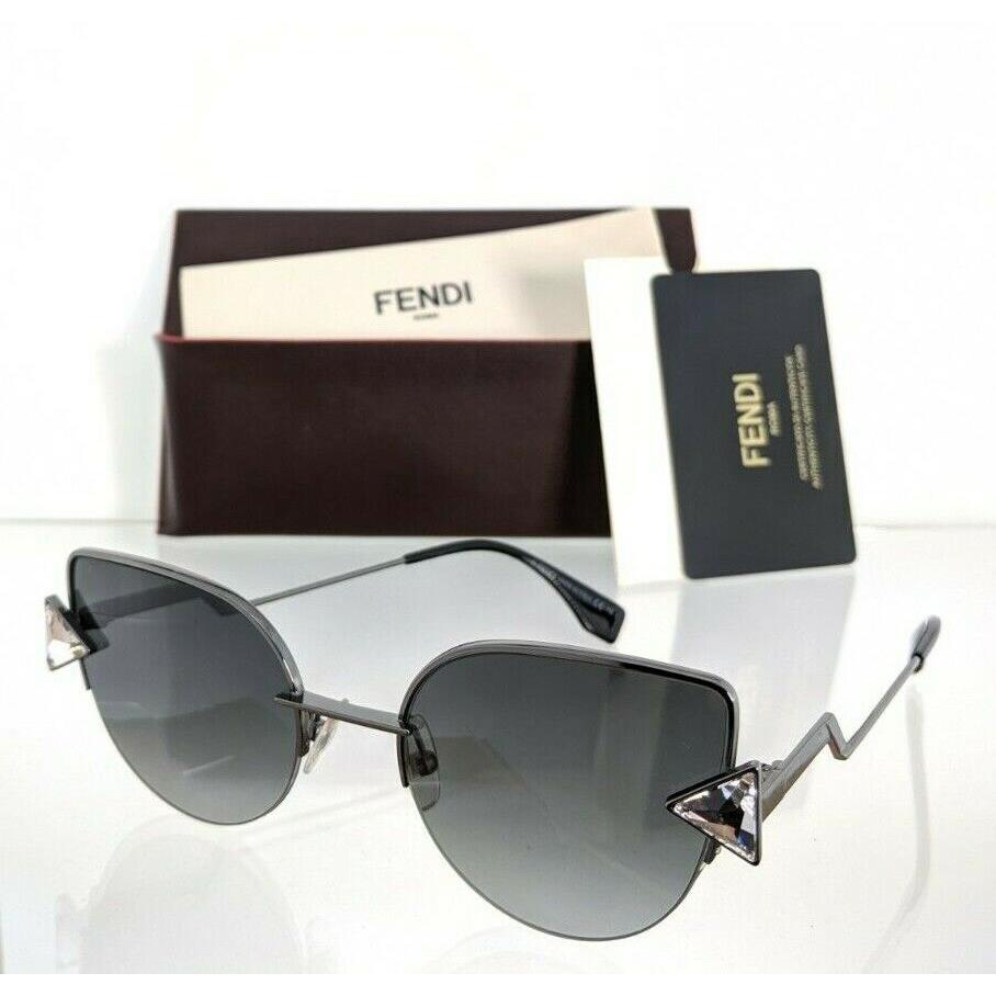 Fendi FF 0242/S KJ19O Silver Sunglasses