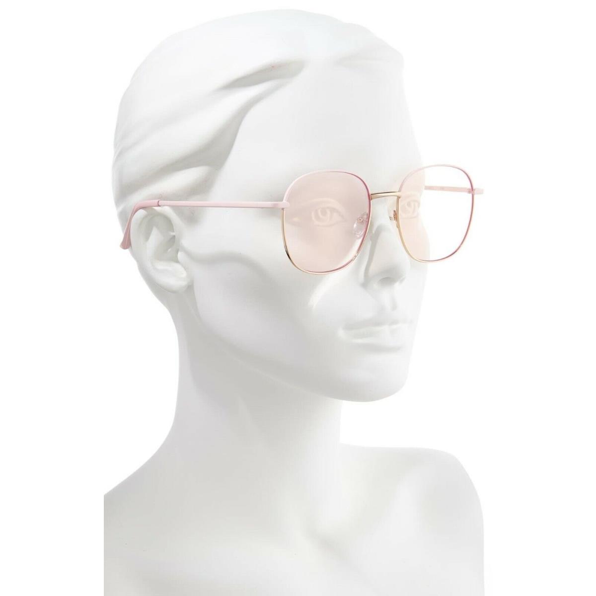 Quay Australia Pink Jezabell 58mm Blue Light Filtering Glasses S3641 - Frame: Pink, Lens: Pink