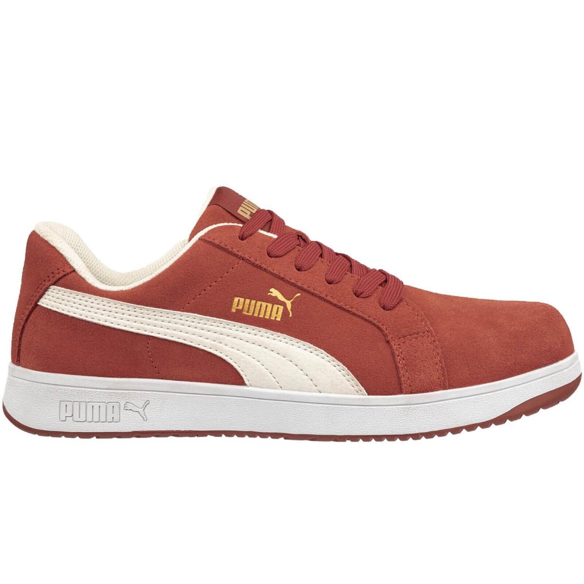 Women`s Puma 640135 Icon Suede Low Red Work Shoe