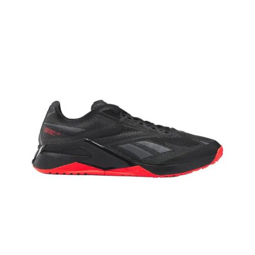Men Reebok Nano X2 Froning Training Shoes Size 9.5 Black Grey Red ID6749 Trainer