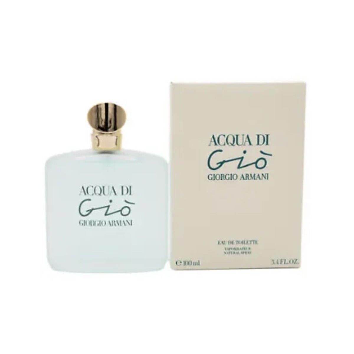 Acqua Di Gio by Giorgio Armani 3.4 oz Edt Perfume For Women