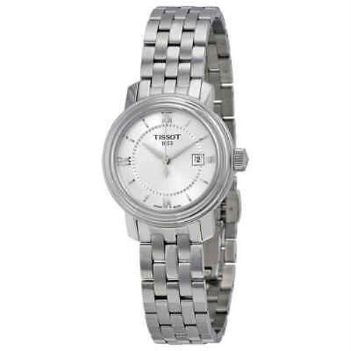Tissot Bridgeport Quartz Silver Dial Ladies Watch T097.010.11.038.00 - Silver Dial, Silver-tone Band