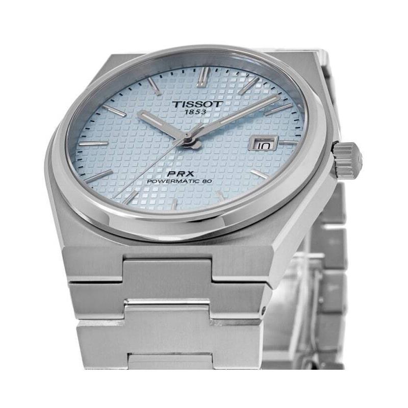 Tissot Prx Powermatic 80 Light Blue Dial Men`s Watch T137.407.11.351.00