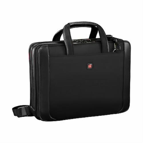 Wenger Luggage Proxy Zippered Laptop Presentation Padfolio Black 14-inch