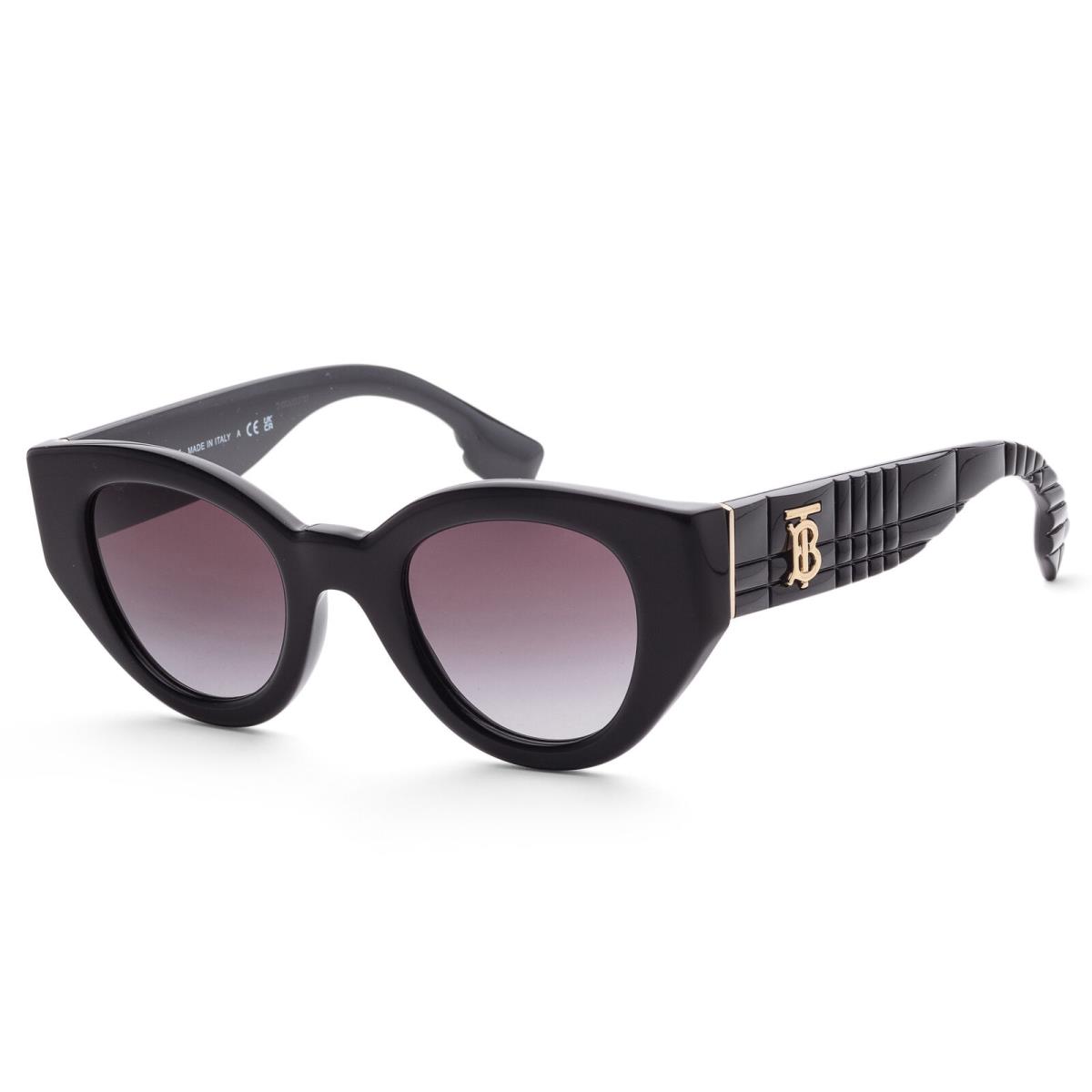 Burberry Women`s Meadow 47mm Black Sunglasses BE4390-30018G-47