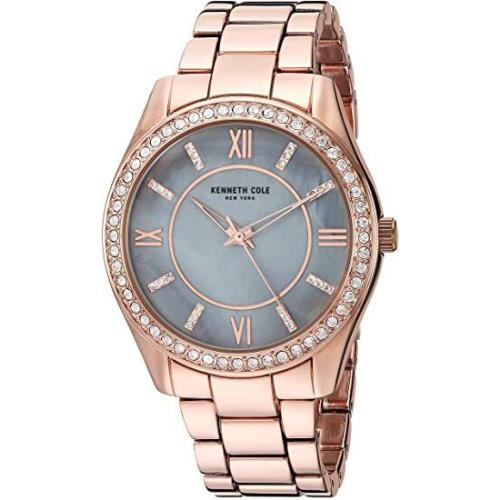 Kenneth Cole Women`s Rose Gold-plated Stainless Steel Quartz Watch KC50739001