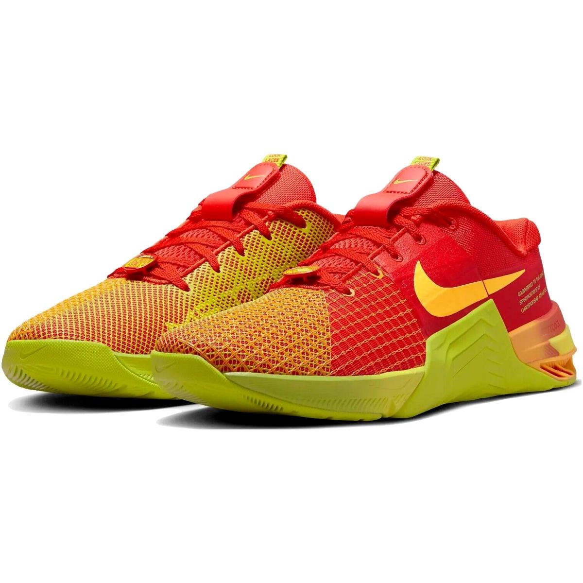 Nike Mens Metcon 8 Amp Training Shoes DV9019 600 - PICANTE RED/MULTI COLOR