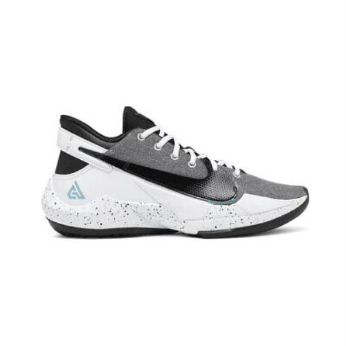 Nike Zoom Freak 2 White/black/bright Mango Unisex Basketball Shoe - White/Black/Bright Mango