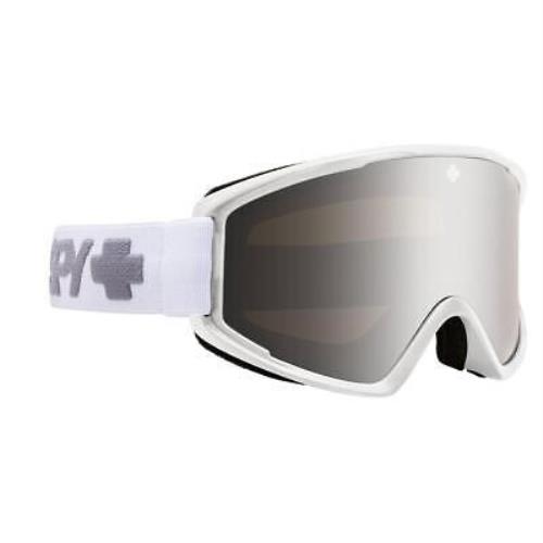 Spy Optic Crusher Elite Goggles Matte White HD Bronze W/silver Spectra Mirror