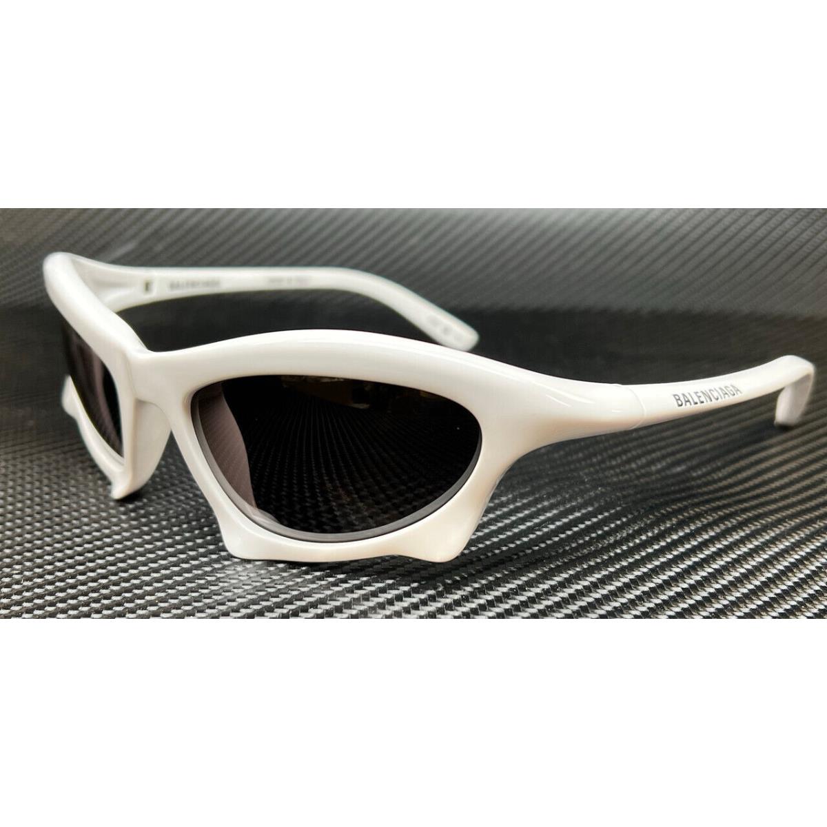 Balenciaga BB0229S 004 White Men`s Extra Large 59 mm Sunglasses