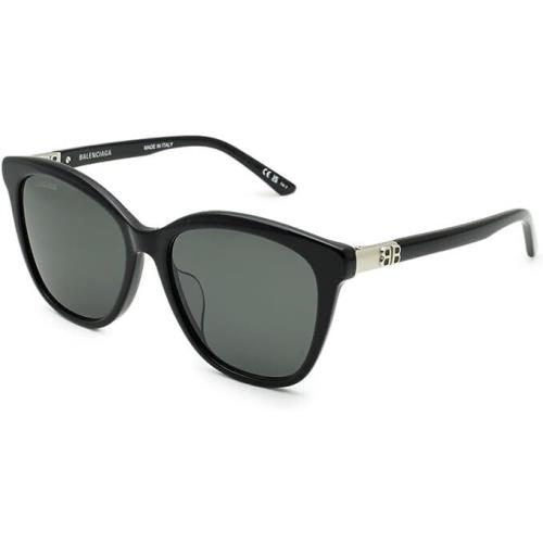 Balenciaga BB0183SA Asian Fit 001 Women`s Sunglasses Size 57