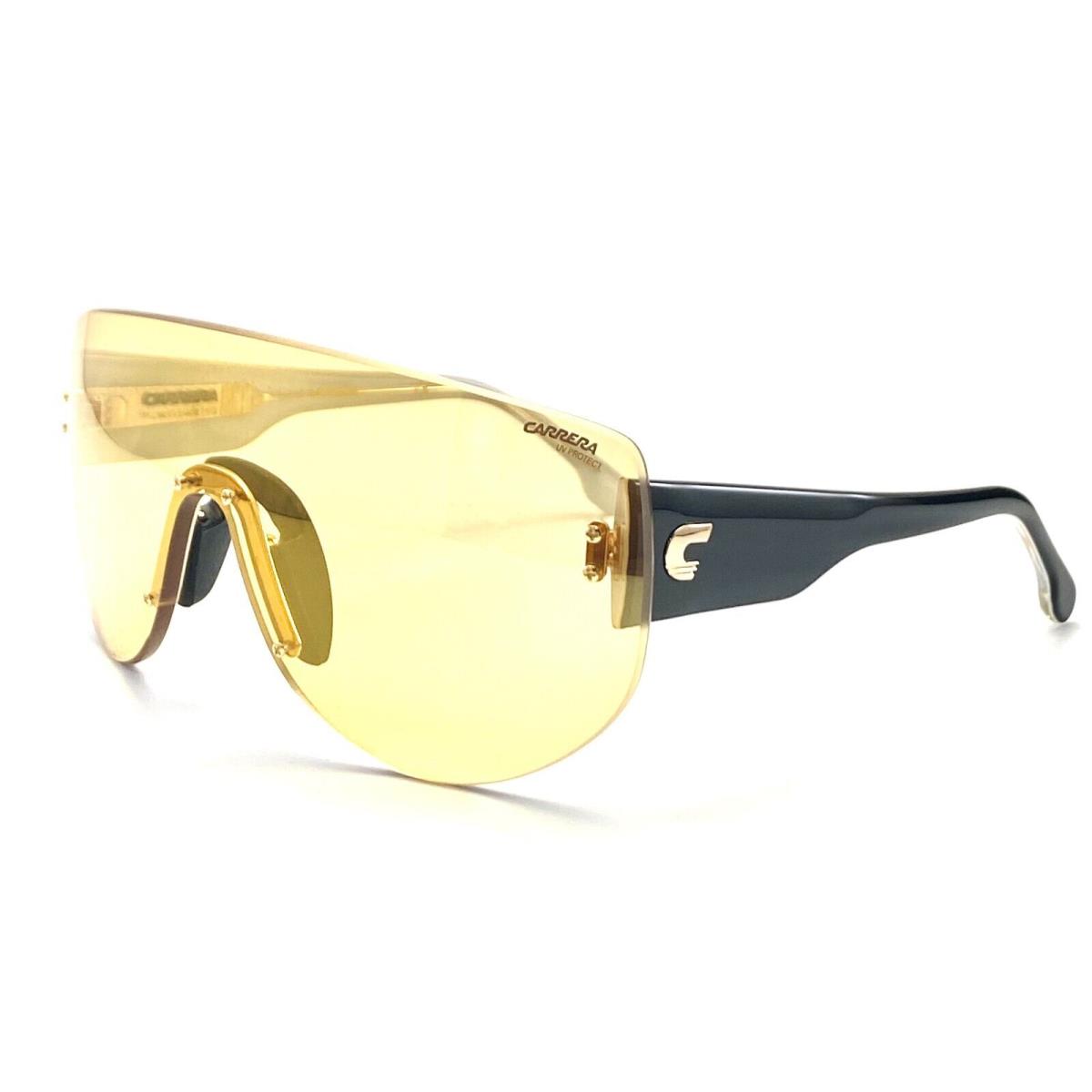 Carrera Flagbag 12 4CWET Black Sunglasses 99-01 140 V - Frame: Black, Lens: Yellow