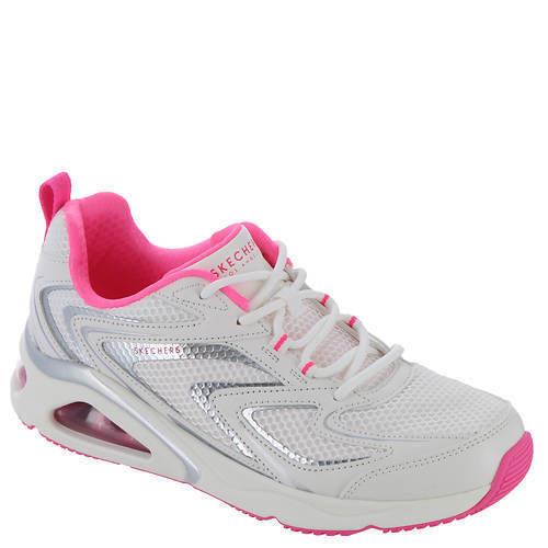 Womens Skechers Treet Tres-air Uno-terti-airy White/pink Mesh Shoes