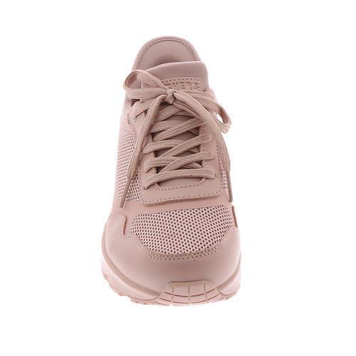 Womens Skechers Street Uno Slip-in Air Mauve Mesh Shoes Medium/Regular