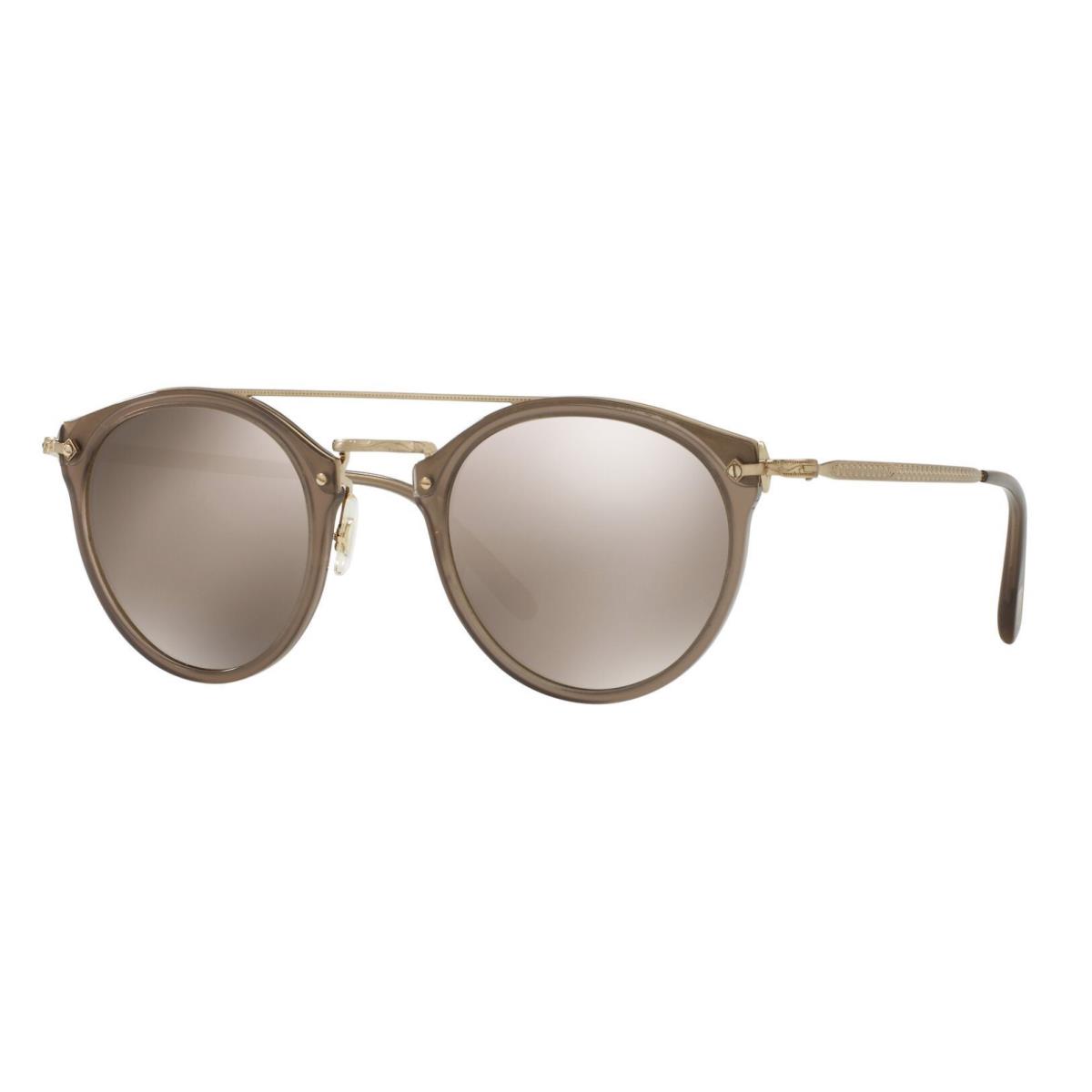 Oliver Peoples Womens Remick 50mm Taupe Mirrored Brow Bar Sunglasses S3838