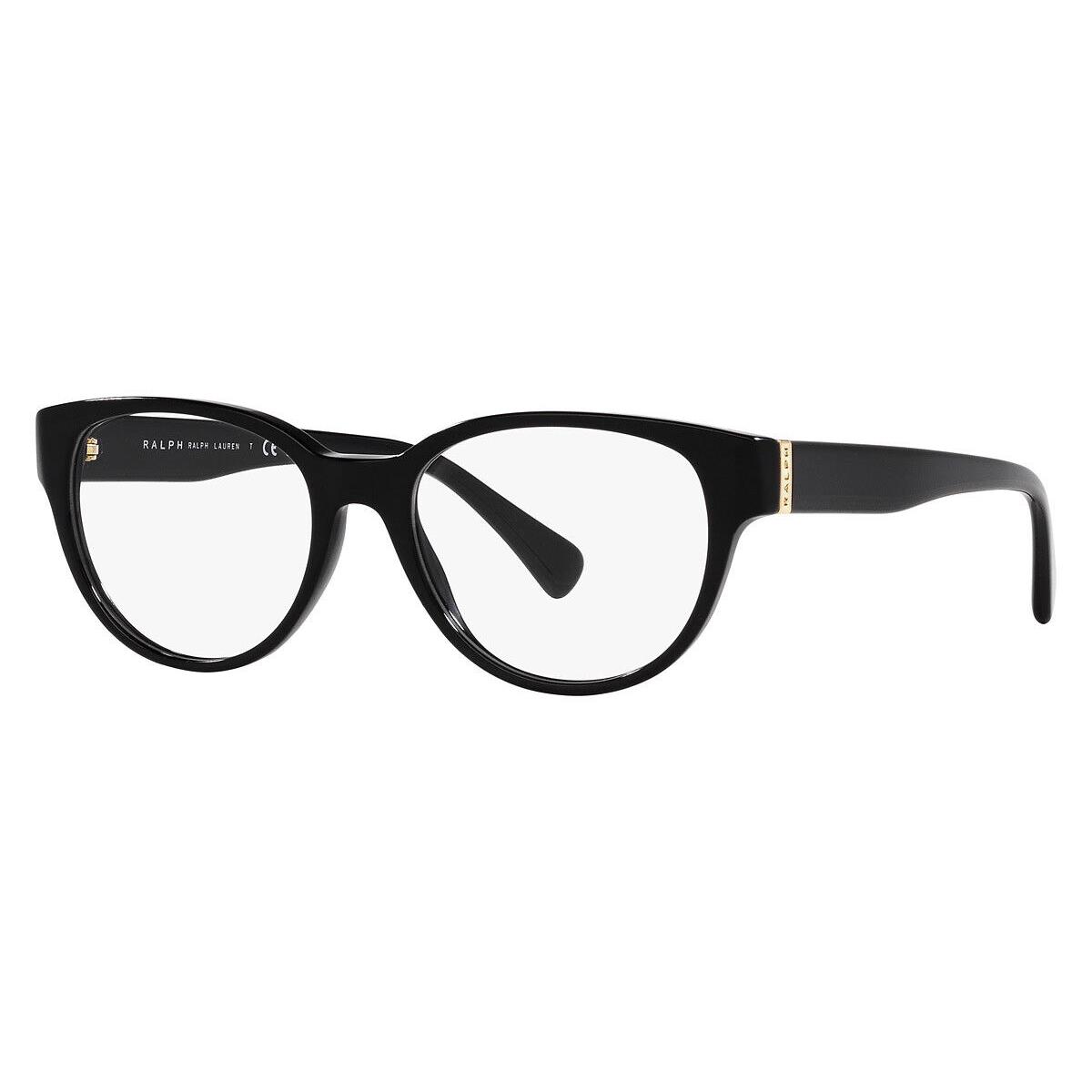 Ralph Lauren RA7151 Eyeglasses Women Shiny Black Oval 52mm