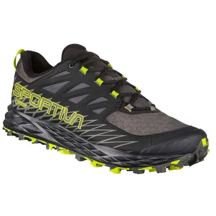 La Sportiva Lycan Gtx Carbon/apple Green Running Shoe Men`s Size US 12.5