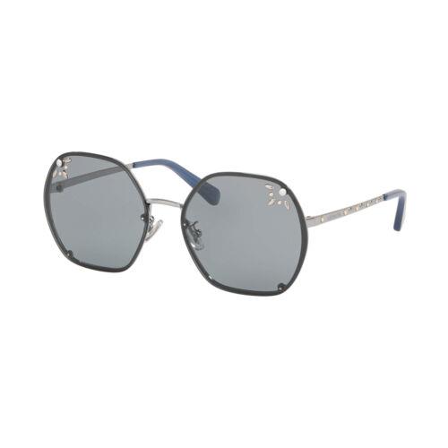 Coach Women`s Sunglasses Grey Gradient Lens Geometric Frame 0HC7095H 9004157