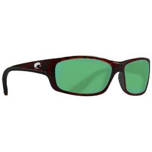 Costa Jose Tortoise Frame Sunglasses W/green Mirror 580P Lenses 06S9023-90230762