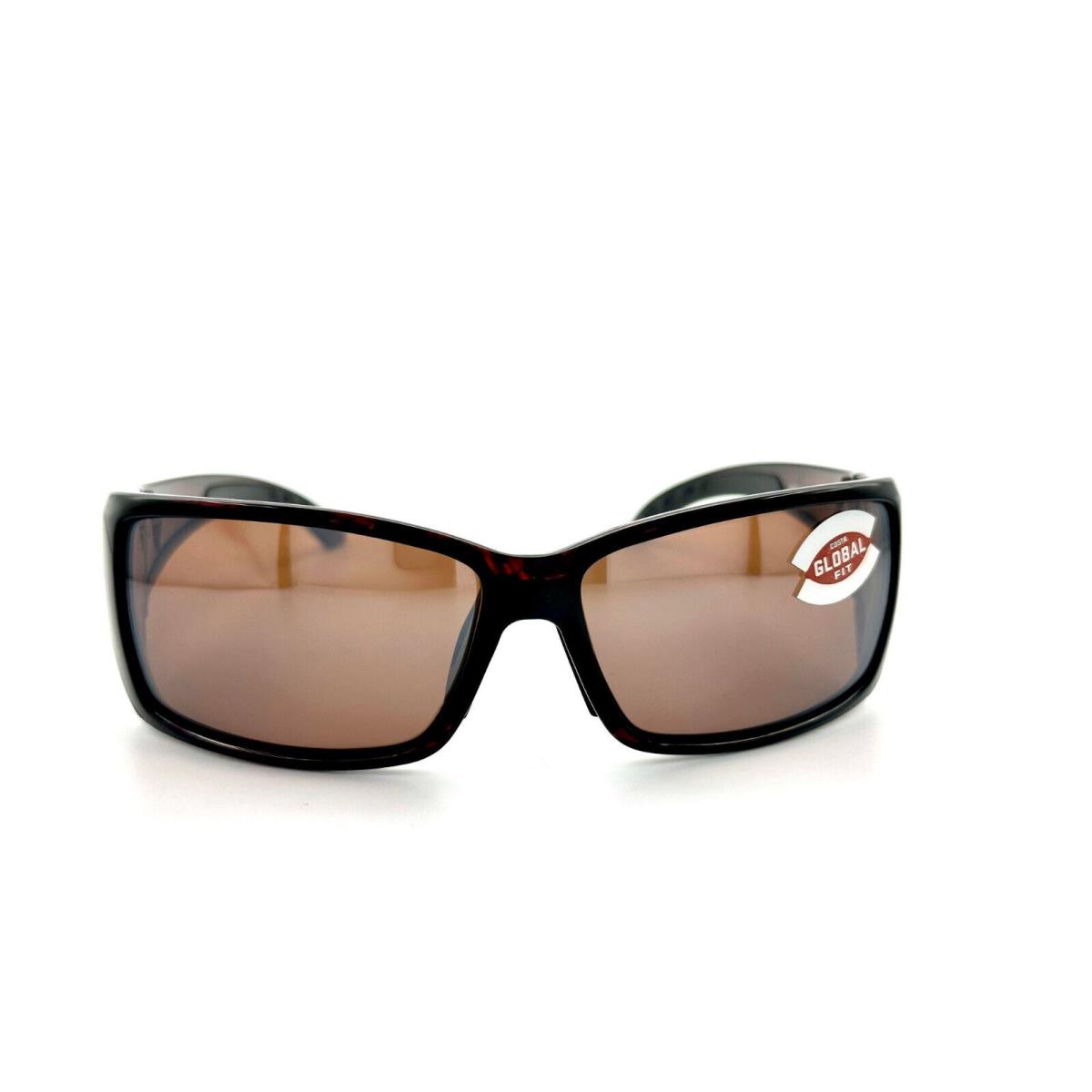 Costa Del Mar Blackfin Sunglasses Tortoise Global Fit/copper Silver Mirror 580G