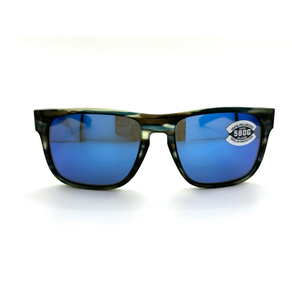 Costa Del Mar Spearo Sunglasses Matte Reef/blue Mirror 580Glass