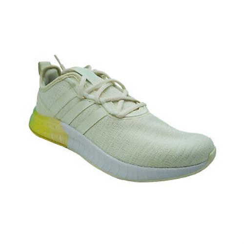 Adidas Men`s Kaptir Super Running Athletic Shoes White Yellow Blue Size 9.5