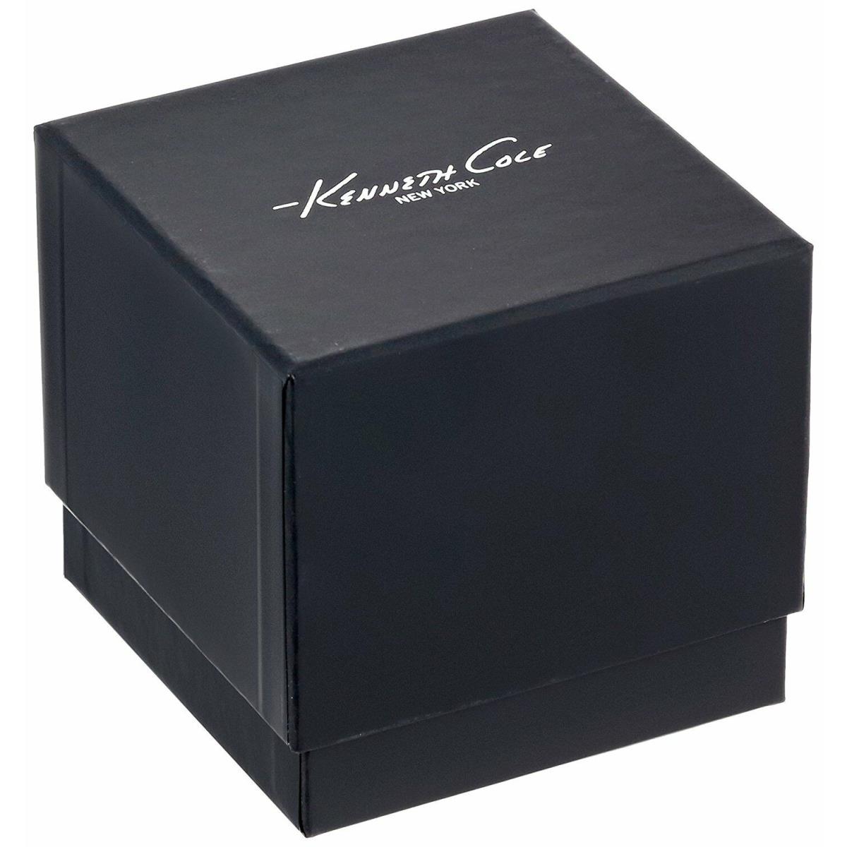 Kenneth Cole York KC4854 Two Tone Black Silver Steel Multifunction Watch