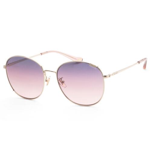 Coach Women`s Fashion HC7134-90050J-57 57mm Shiny Light Gold Sunglasses