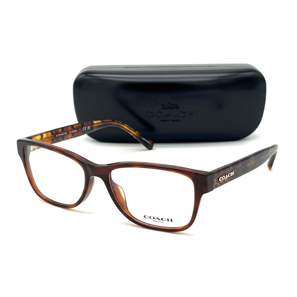 Coach HC6208 5741 Caramel Tortoise / Demo Lenses 54mm Eyeglasses