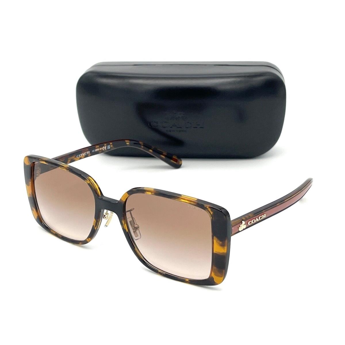 Coach Disney HC8375 512013 Dark Tortoise / Brown Pink Gradient 56mm Sunglasses