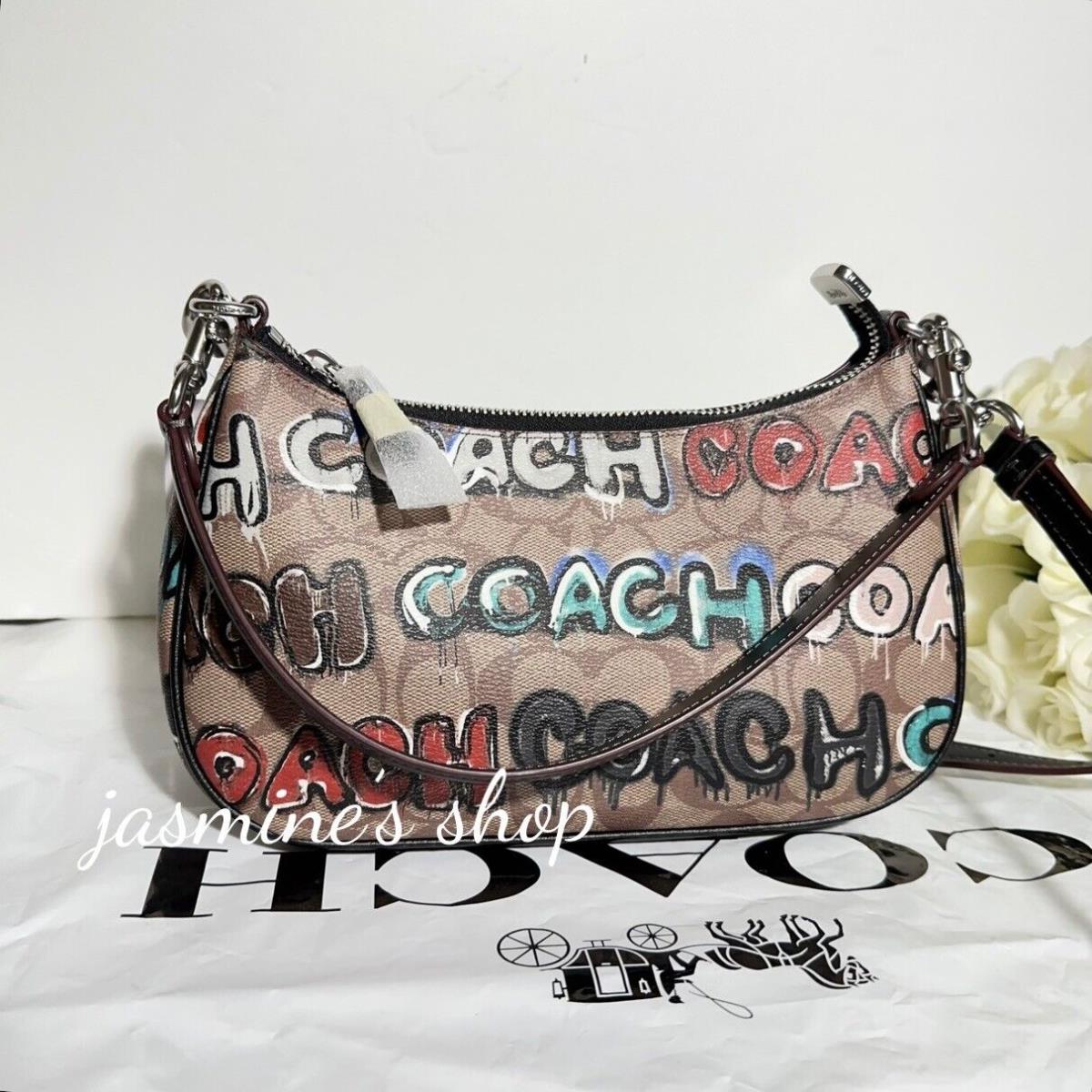 Coach X Mint + Serf Teri Shoulder Bag In Signature Canvas CM096