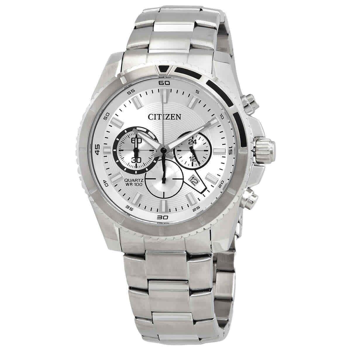 Citizen Men`s Chronograph Quartz Stainless Steel Watch - AN8200-50A